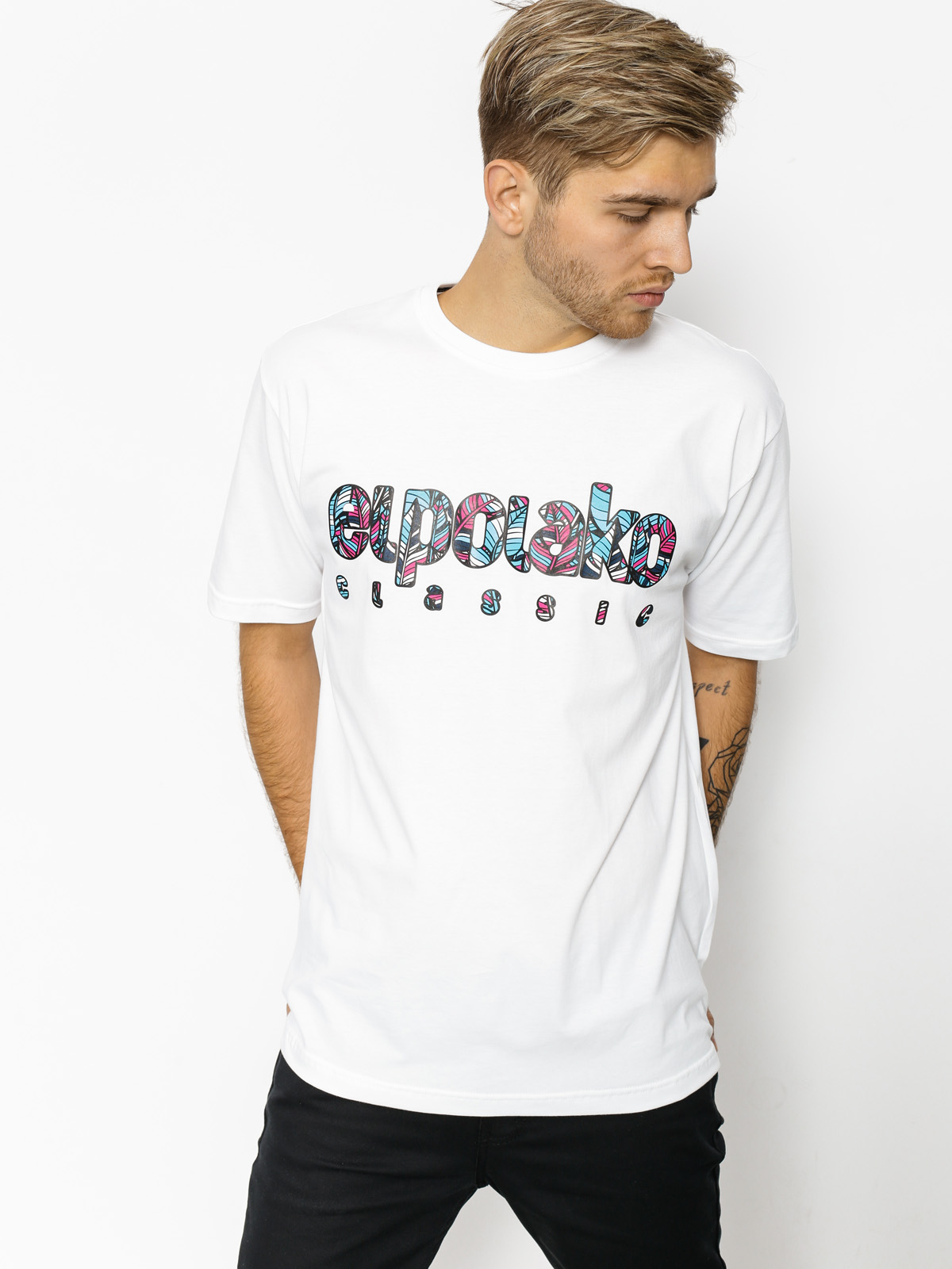 T-shirt El Polako El Polako Colors (white)