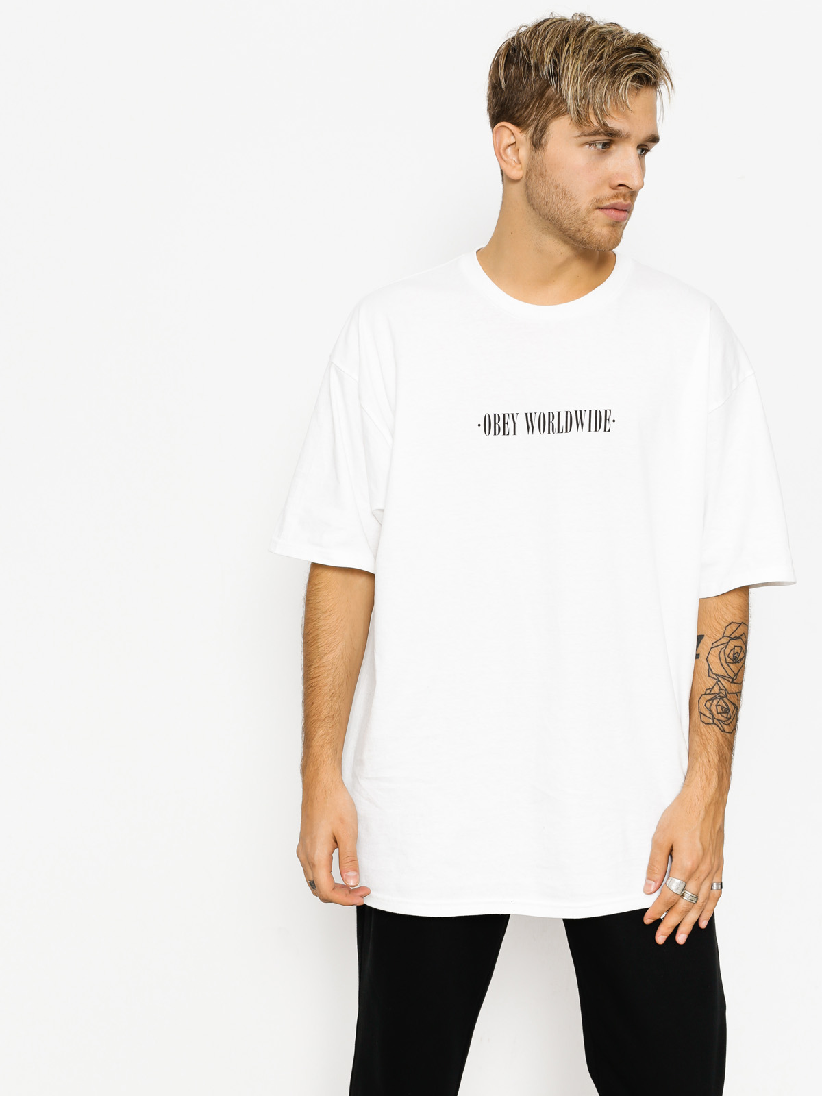 T-shirt OBEY Obey New Times Worldwide (white)