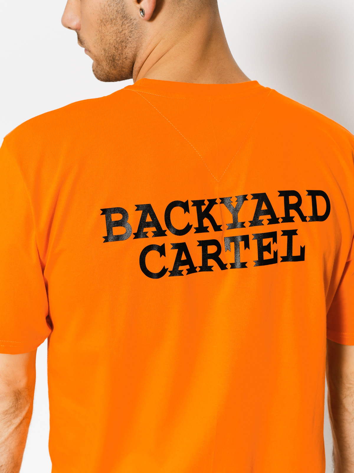 T-shirt Backyard Cartel Back Label (claret)