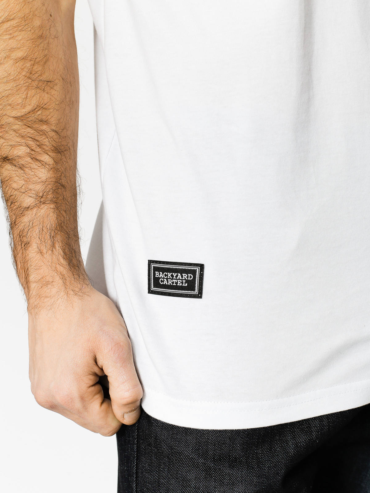 T-shirt Backyard Cartel Back Label (white)