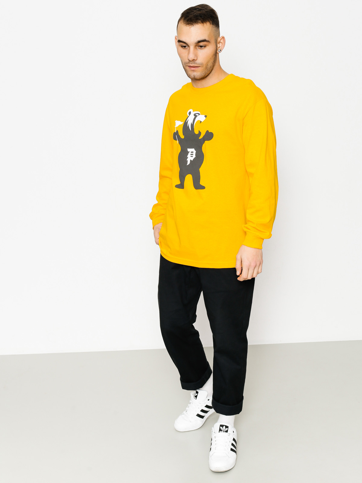 Longsleeve Primitive x Grizzly Griptape Mascot (gold)