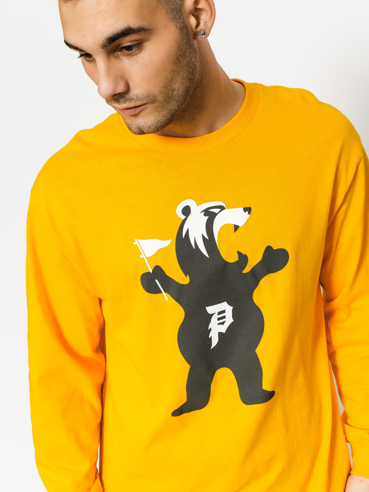 Longsleeve Primitive x Grizzly Griptape Mascot (gold)