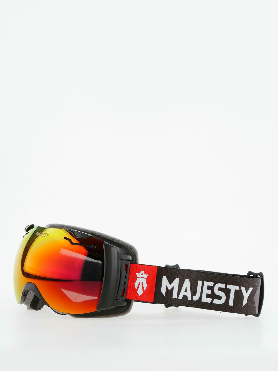 Gogle Majesty Spectrum (matt black/red ruby mirror/clear citrine)