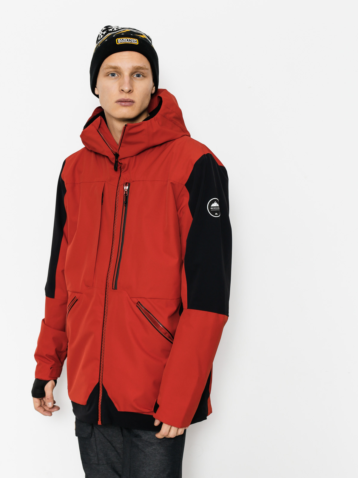 Męska Kurtka snowboardowa Quiksilver Travis Rice Stretch (ketchup red)
