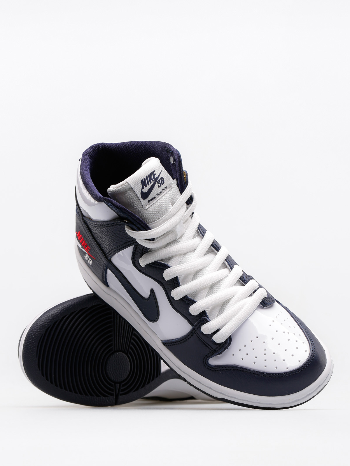Buty Nike SB Sb Zoom Dunk High Pro (obsidian/obsidian white university red)