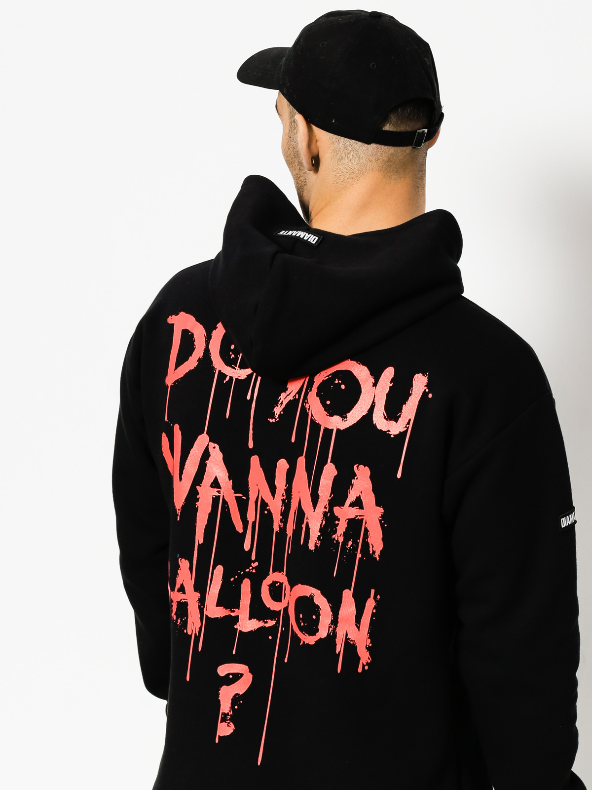 Bluza z kapturem Diamante Wear Do You Wanna Balloon HD (black)