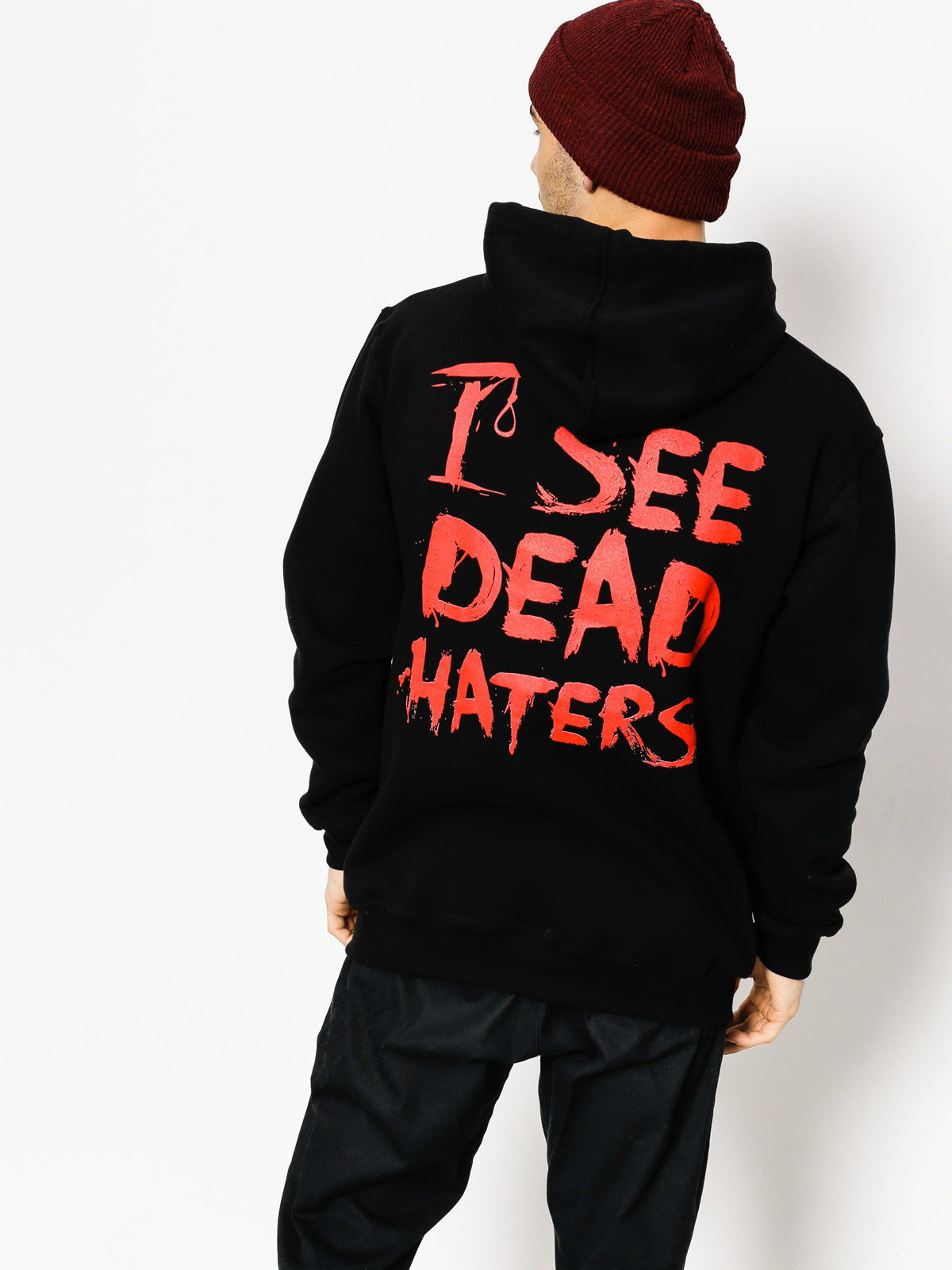 Bluza z kapturem Diamante Wear I See Dead Haters HD (black)