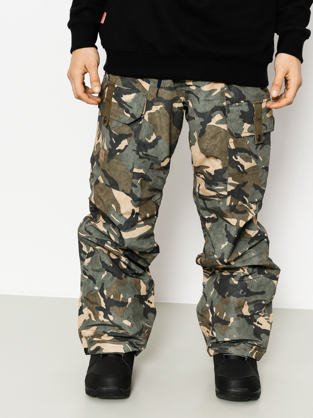 Męskie Spodnie snowboardowe DC Code (woodland camo)