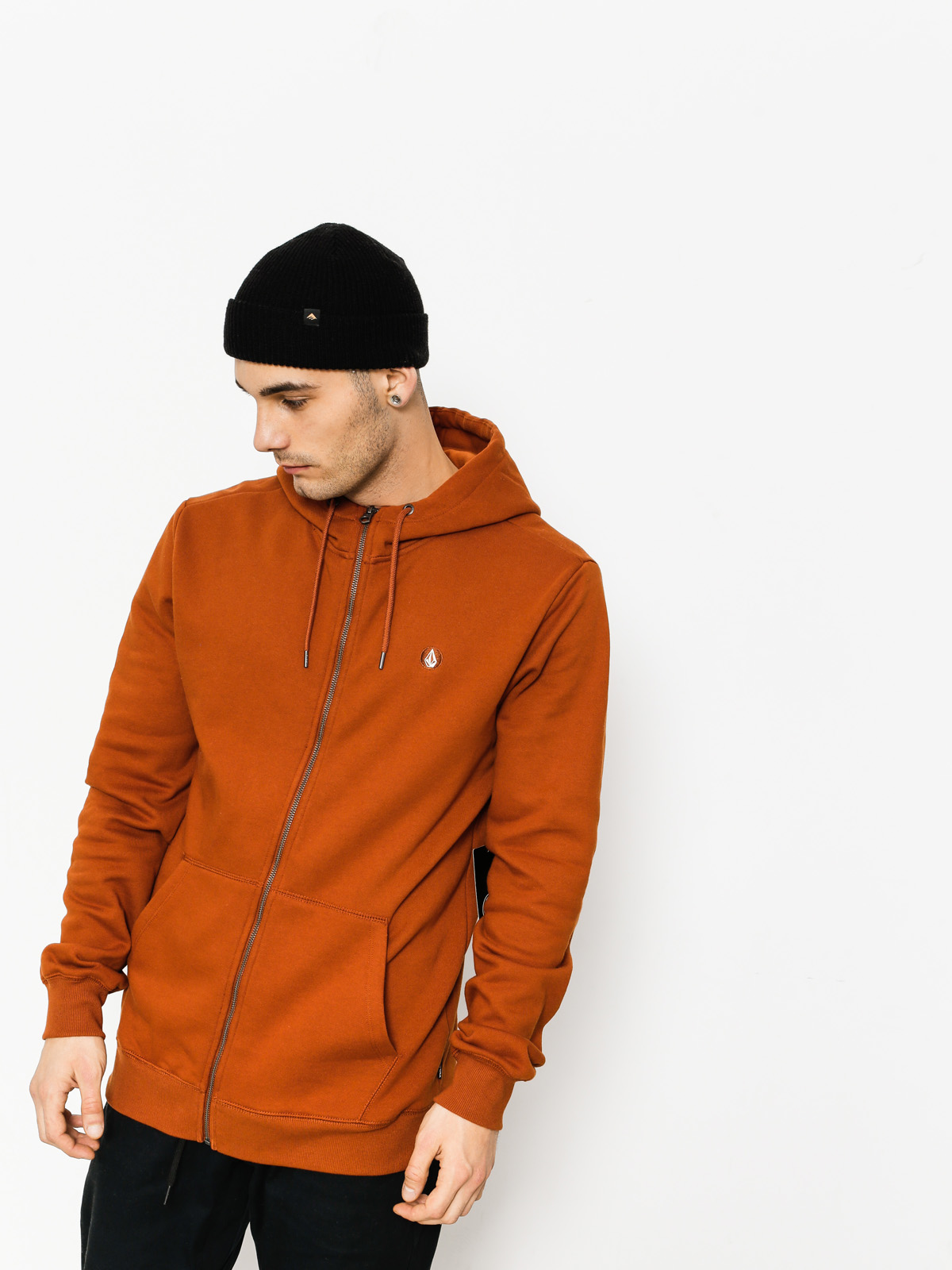 Bluza z kapturem Volcom Sngl Stn ZHD (cop)