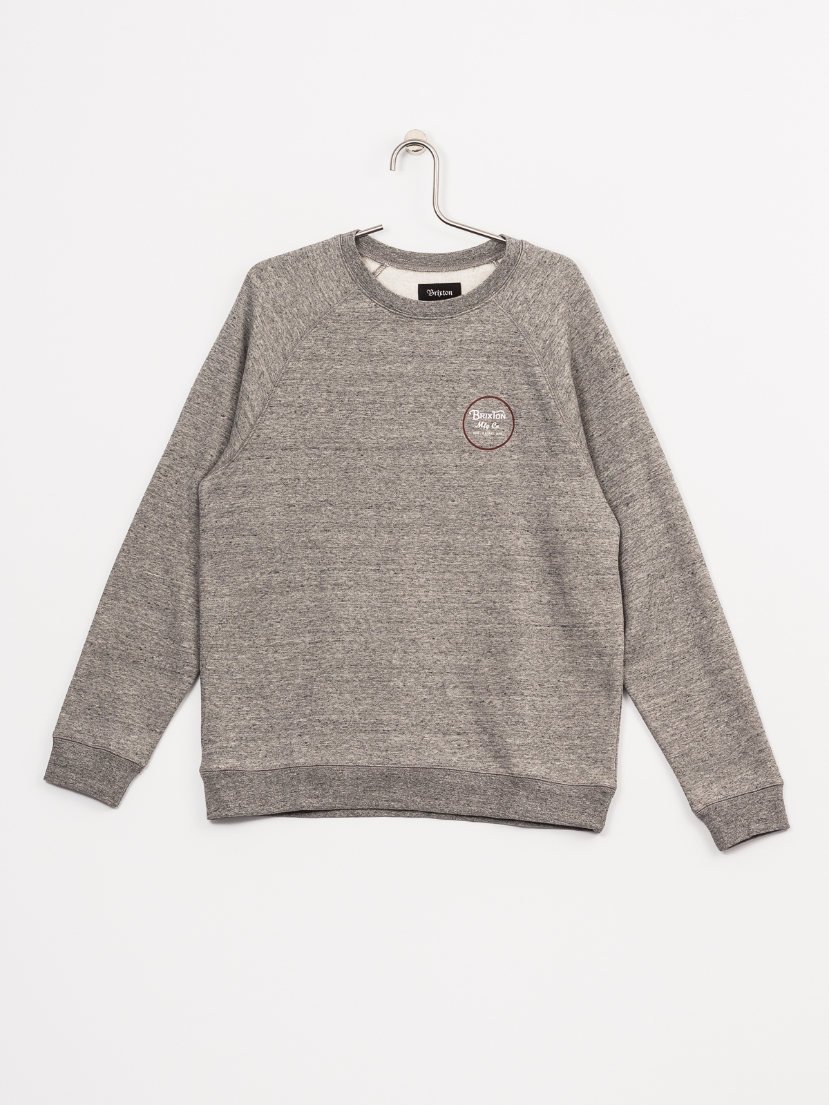 Bluza Brixton Wheeler (heather grey/brick)