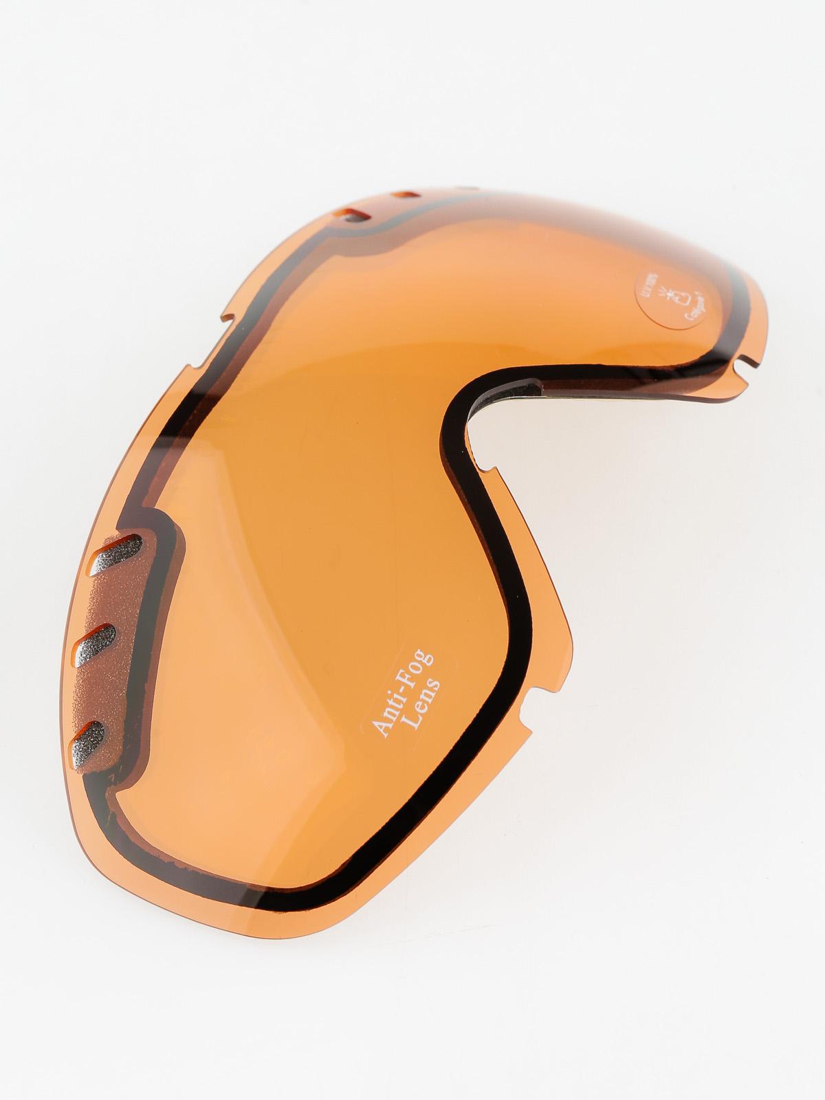 Gogle Majesty Patrol (glossy white/red ruby mirror/clear amber)