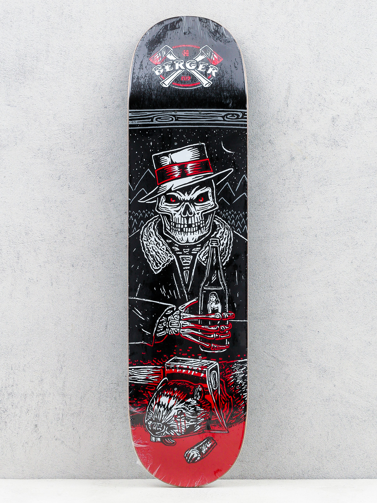 Deck Etnies Flip Skateboard Deck (black/red)