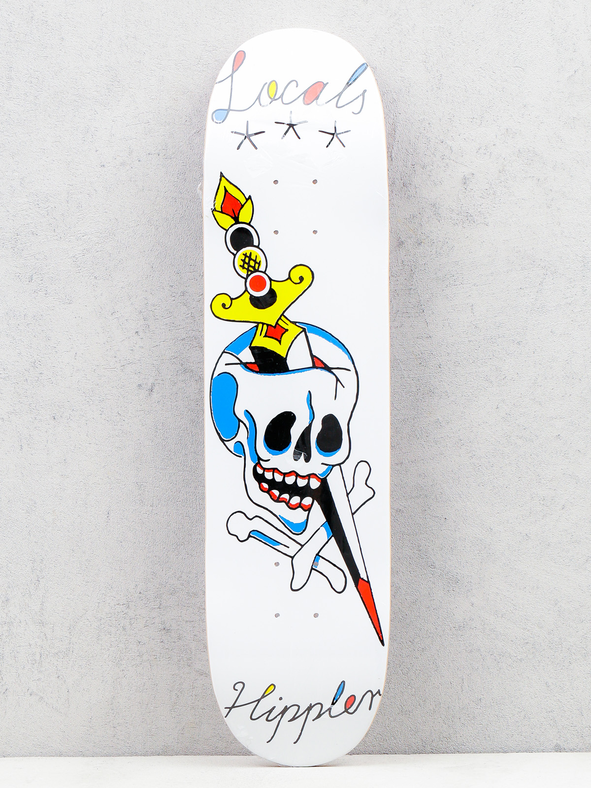 Deck Locals Skateboards Hippler (white)