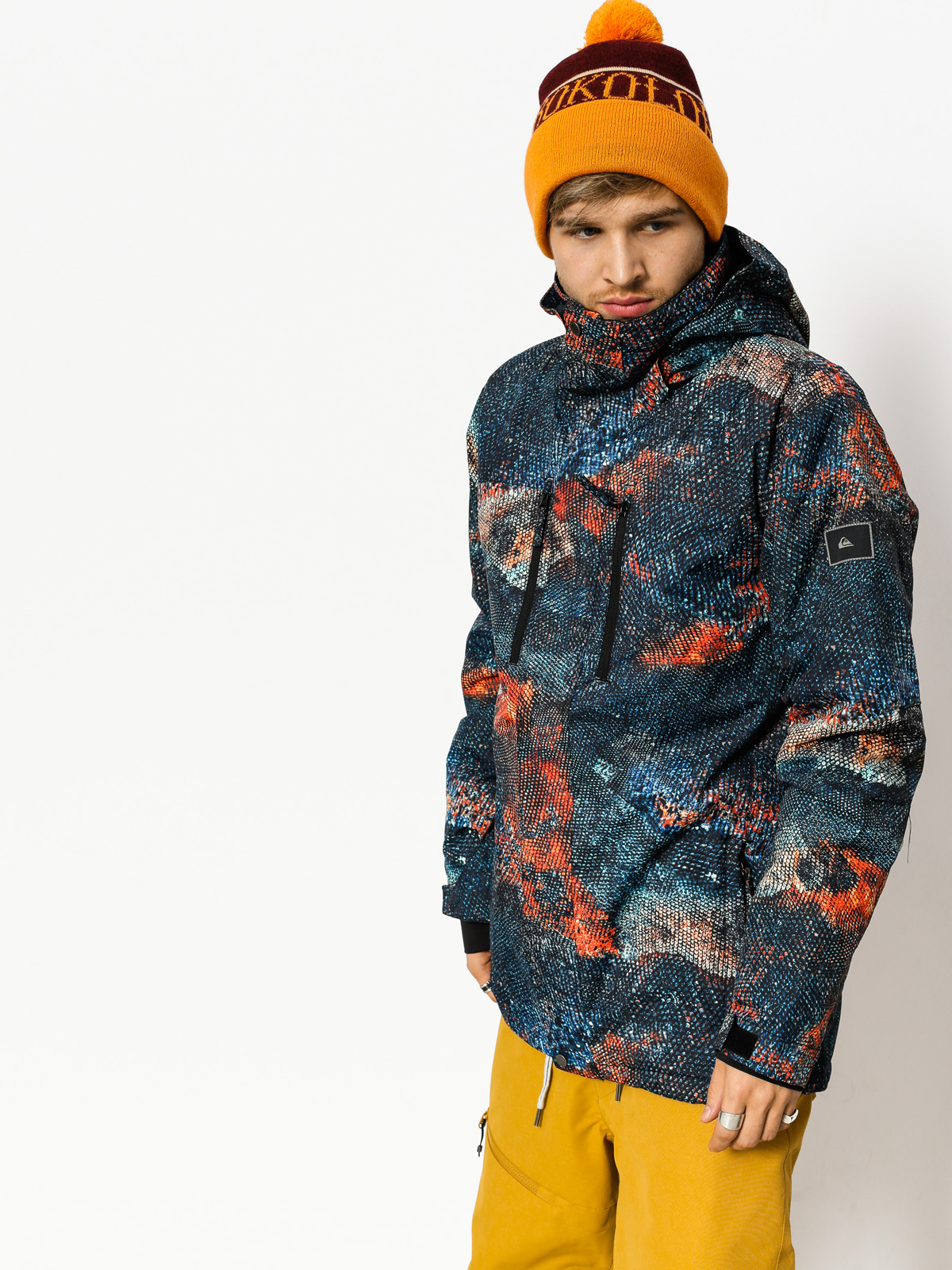 Męska Kurtka snowboardowa Quiksilver Travis Rice Mission Pr (marine iguana real)