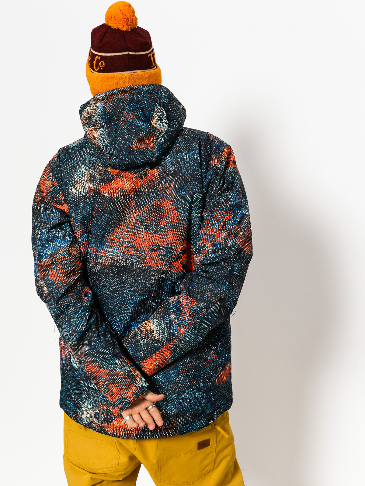 Męska Kurtka snowboardowa Quiksilver Travis Rice Mission Pr (marine iguana real)