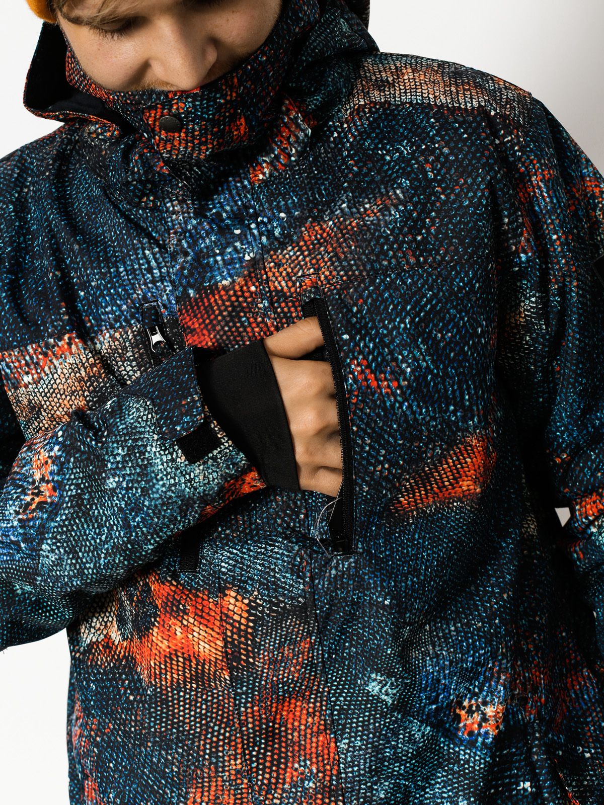 Męska Kurtka snowboardowa Quiksilver Travis Rice Mission Pr (marine iguana real)