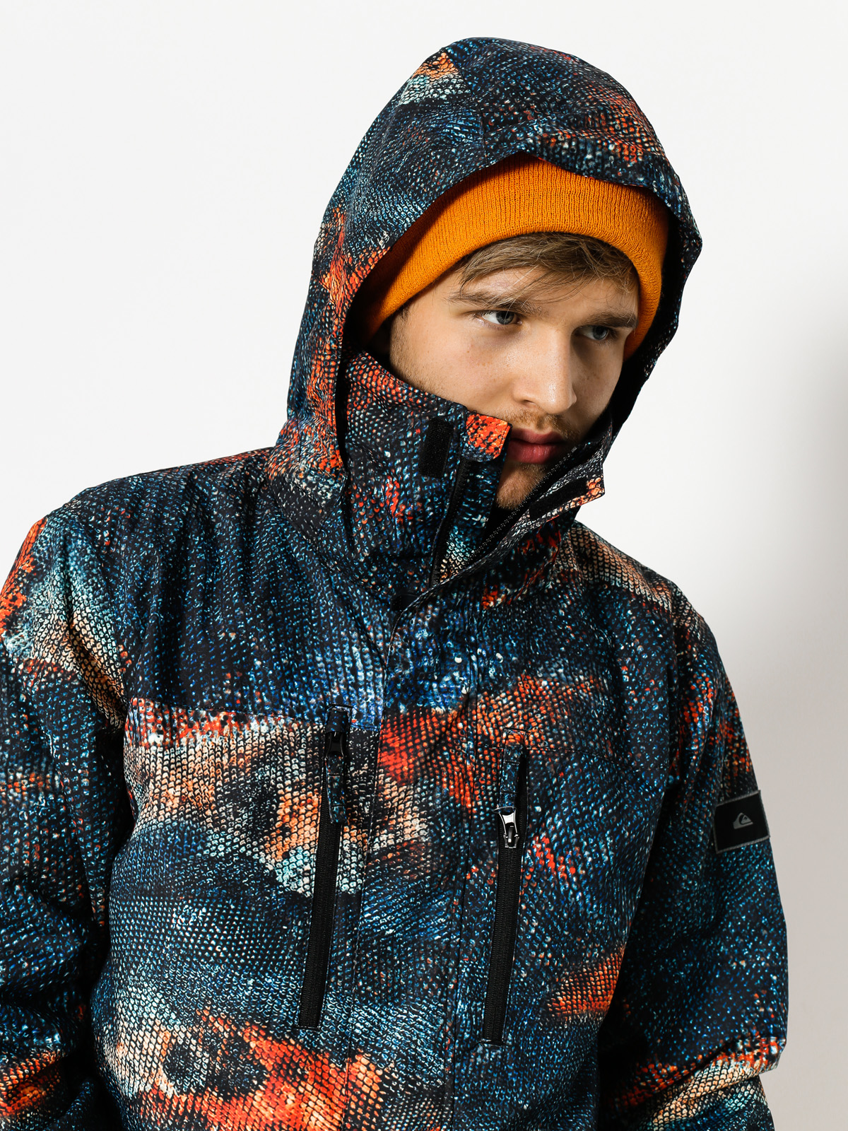 Męska Kurtka snowboardowa Quiksilver Travis Rice Mission Pr (marine iguana real)