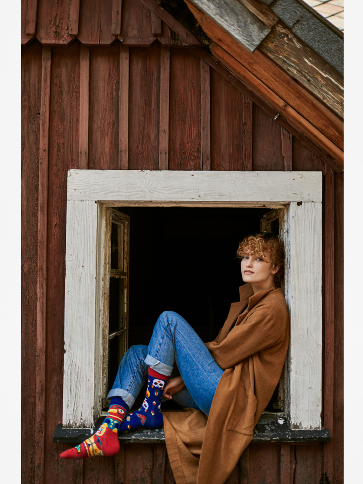 Skarpetki Many Mornings Apache Tribe (blue/multicolor)