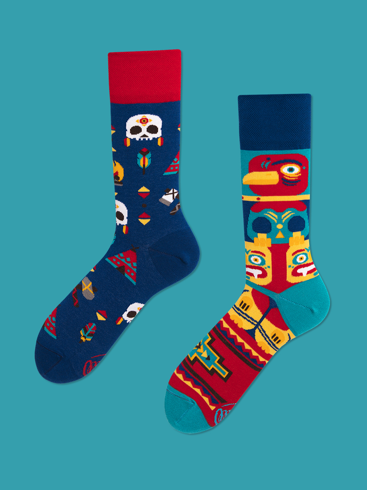 Skarpetki Many Mornings Apache Tribe (blue/multicolor)