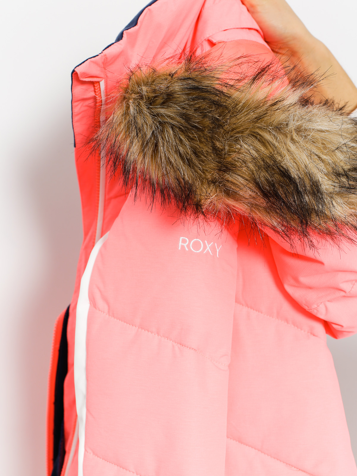 Kurtka snowboardowa Roxy Snowstorm (neon grapefriut)