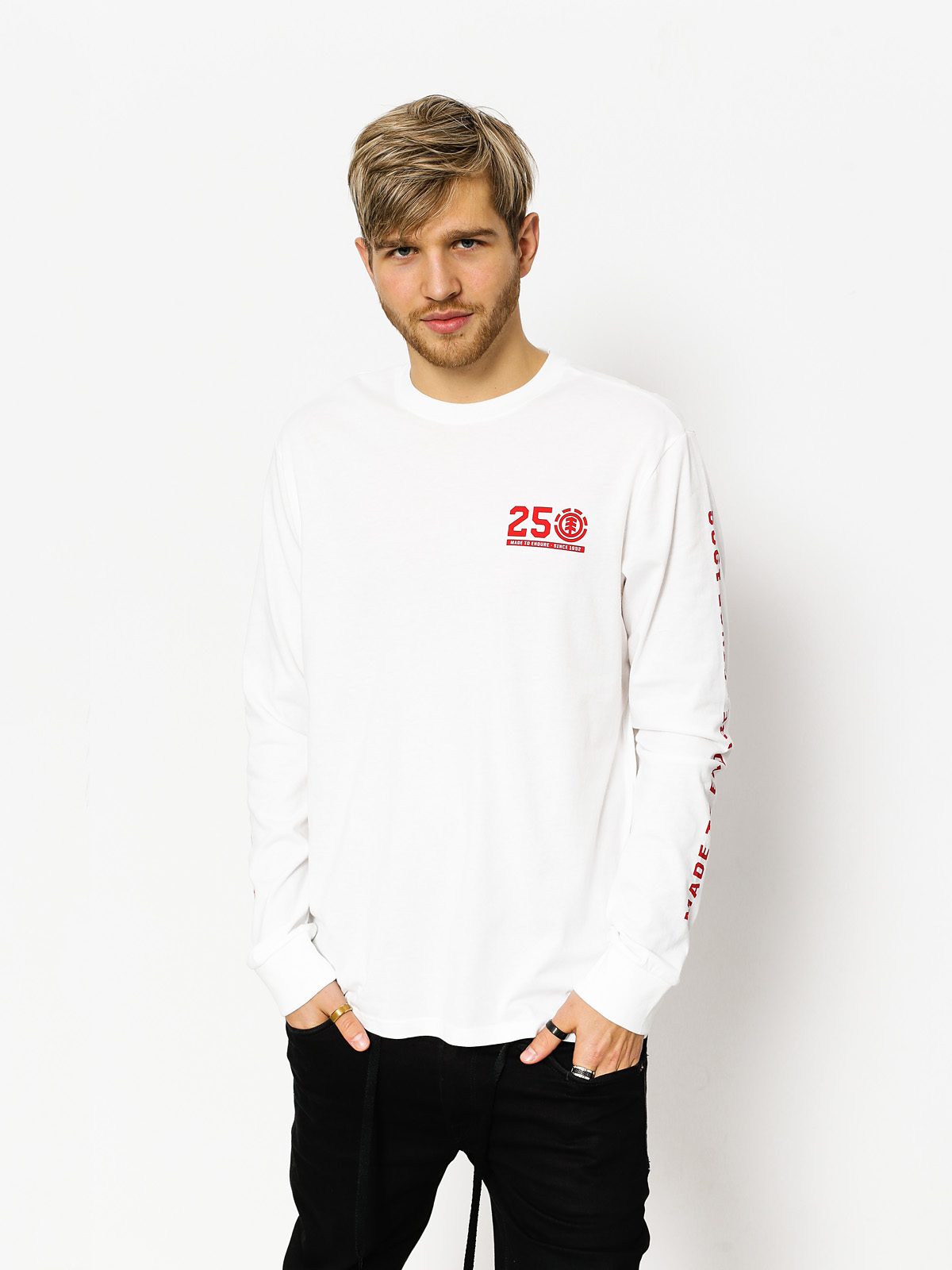 Longsleeve Element 25 Year (optic white)