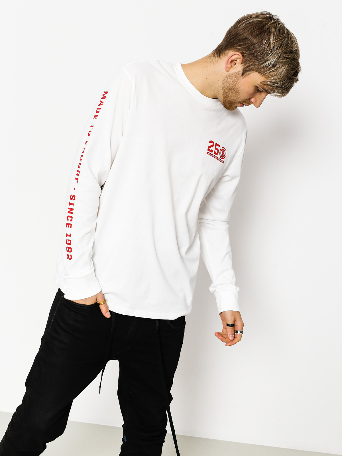 Longsleeve Element 25 Year (optic white)