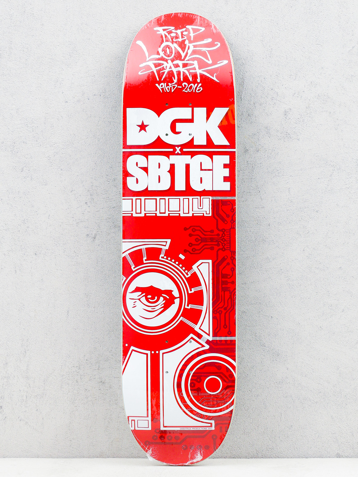 Deck DGK Sabotage (red/white)