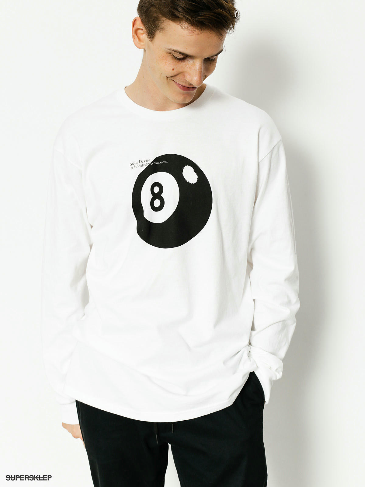 stussySTÜSSY & BORN X RAISED 8 BALL TEE X L - Tシャツ/カットソー