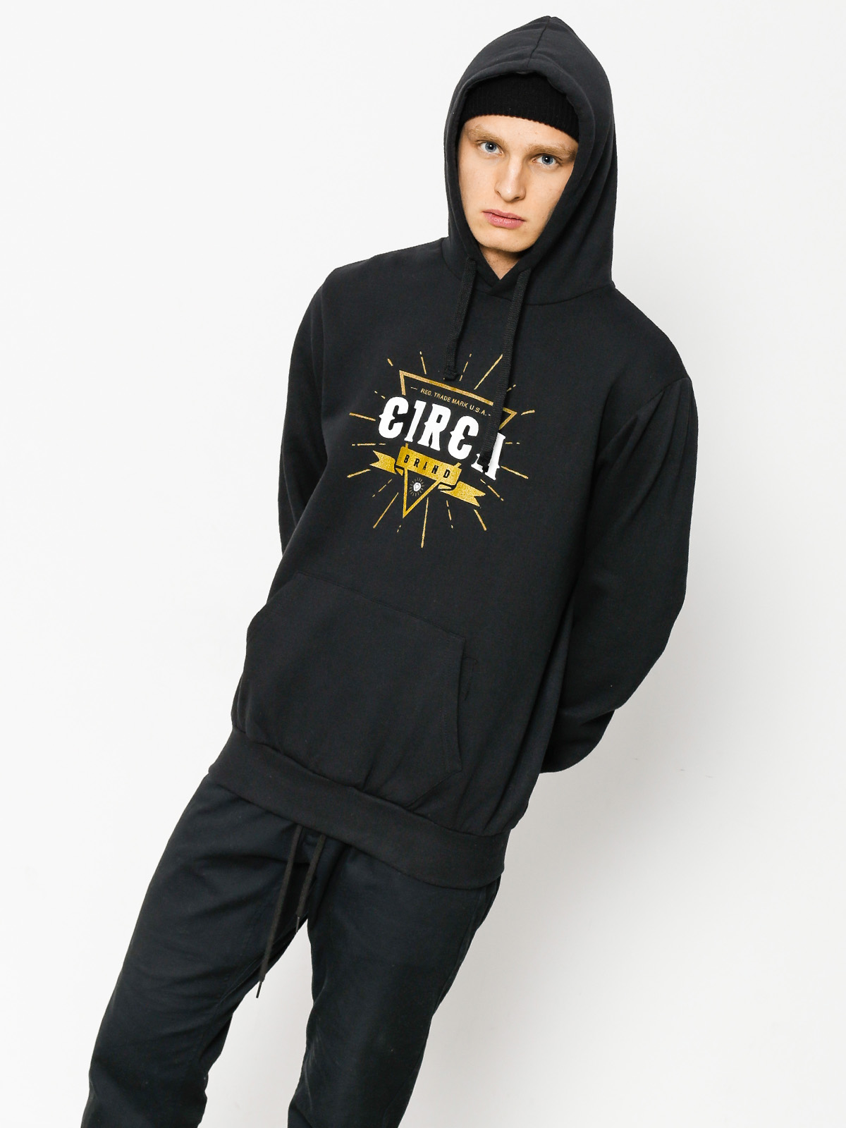 Bluza z kapturem Circa League HD (black)