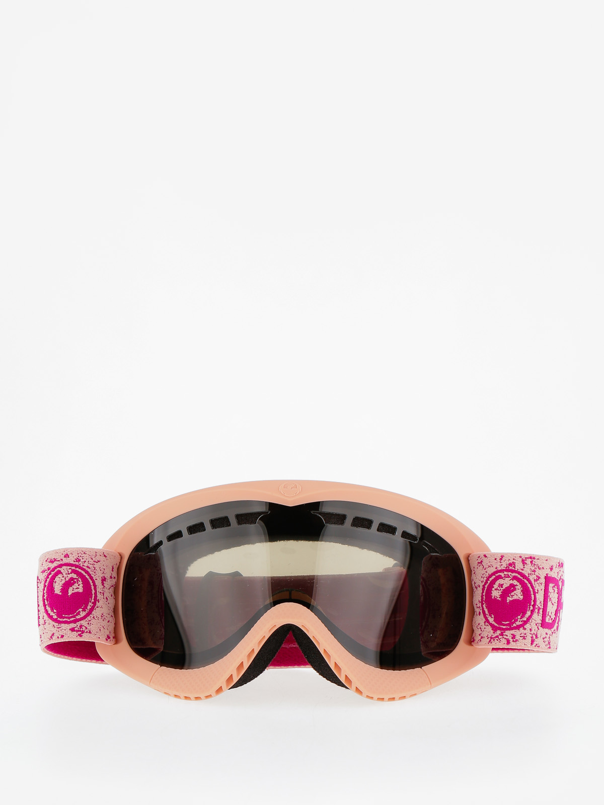 Gogle Dragon DXS (pink/dark smoke)