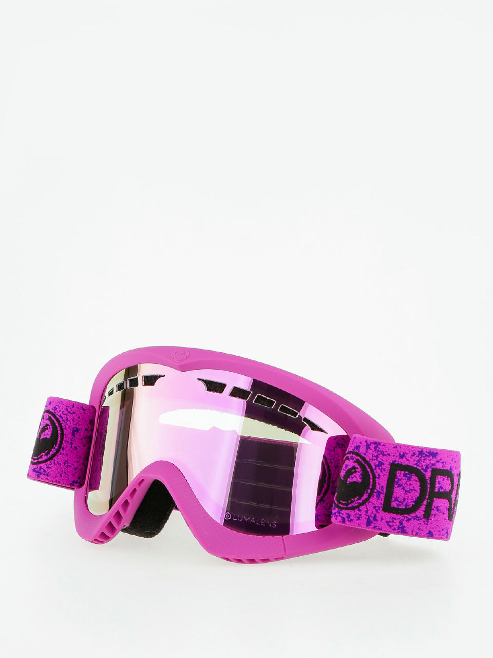 Gogle Dragon DXS (violet/lumalnes pink ion)