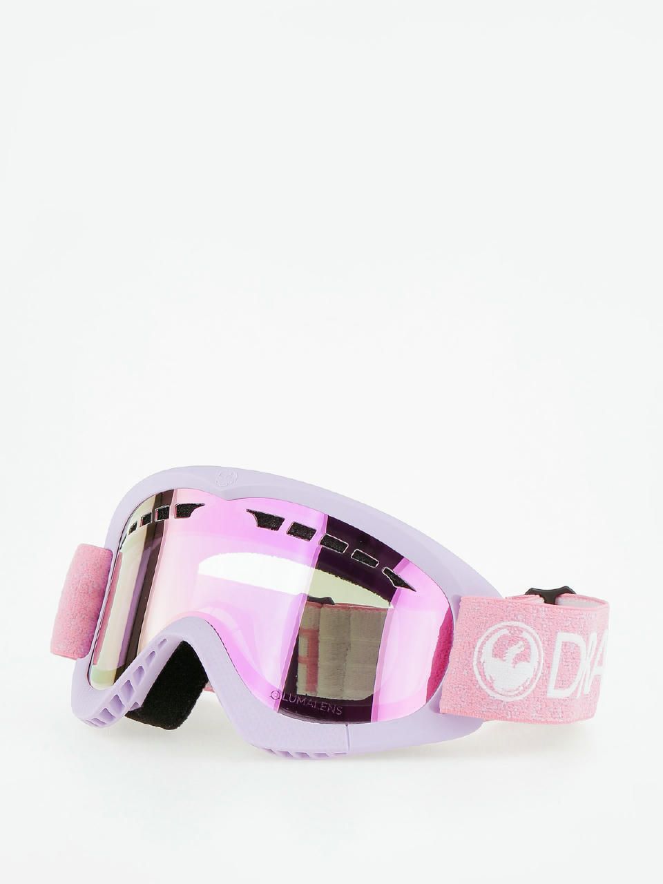 Gogle Dragon DXS (light pink/lumalens pink ion)