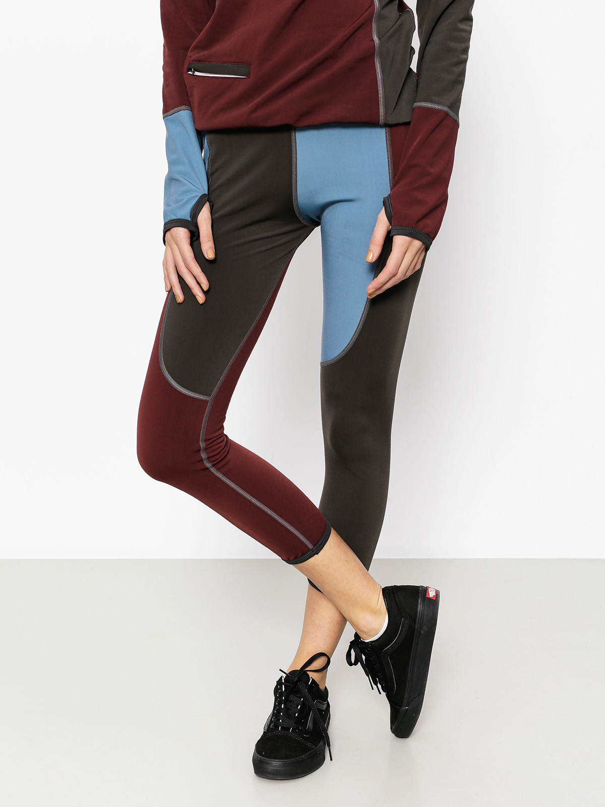Damskie Kalesony Majesty Surface Base Layer Pant (burgundy)