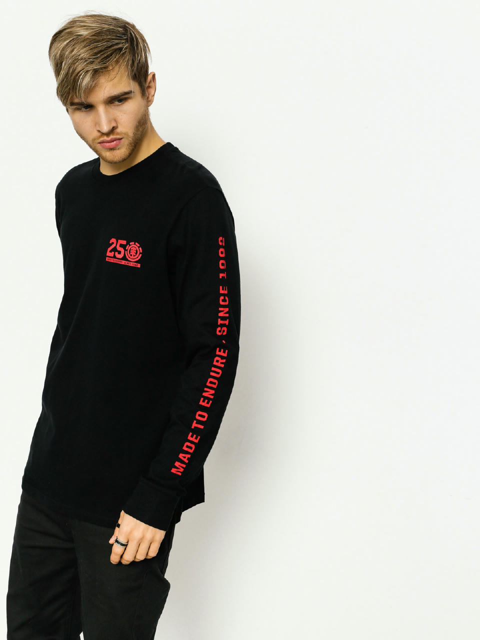 Longsleeve Element 25 Year (flint black)