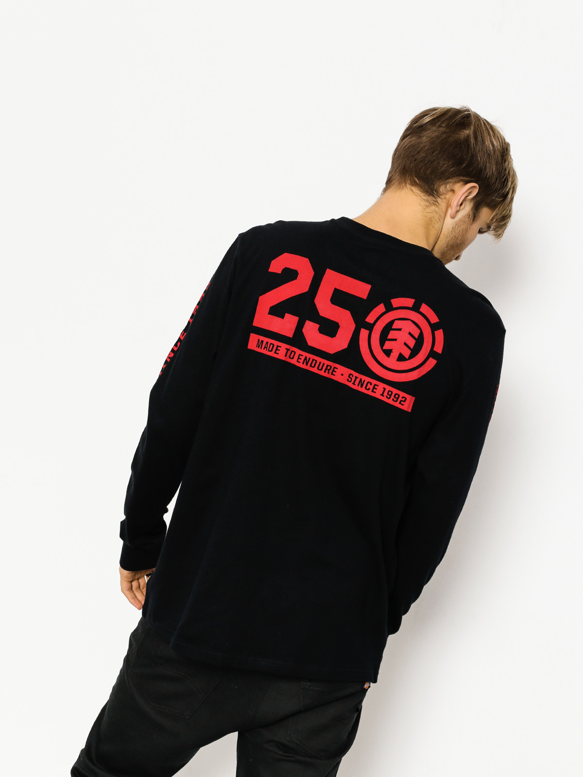 Longsleeve Element 25 Year (flint black)
