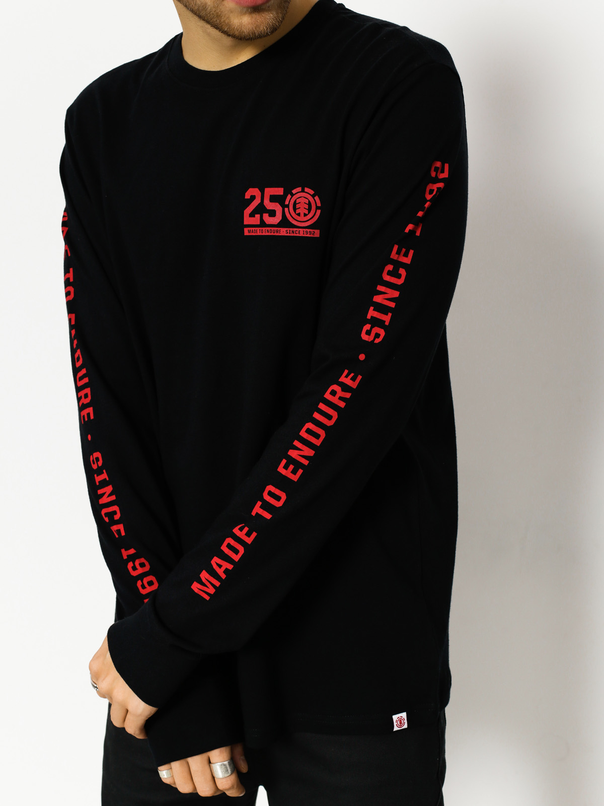 Longsleeve Element 25 Year (flint black)