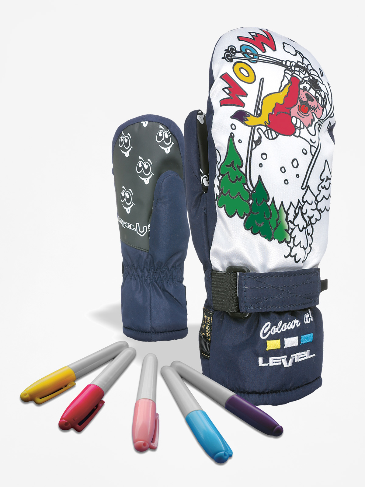 Rękawice Level Pop Art Jr Mitt (navy)
