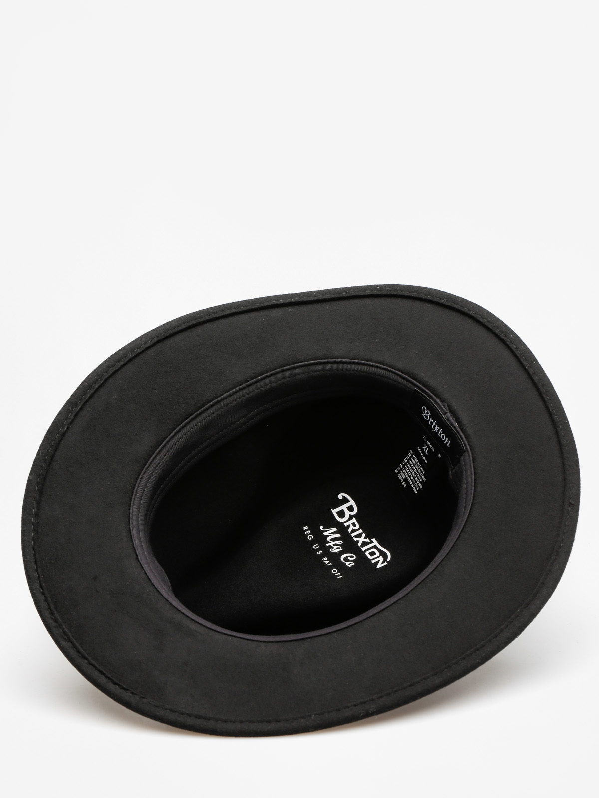 Kapelusz Brixton Messer Fedora (black/black)