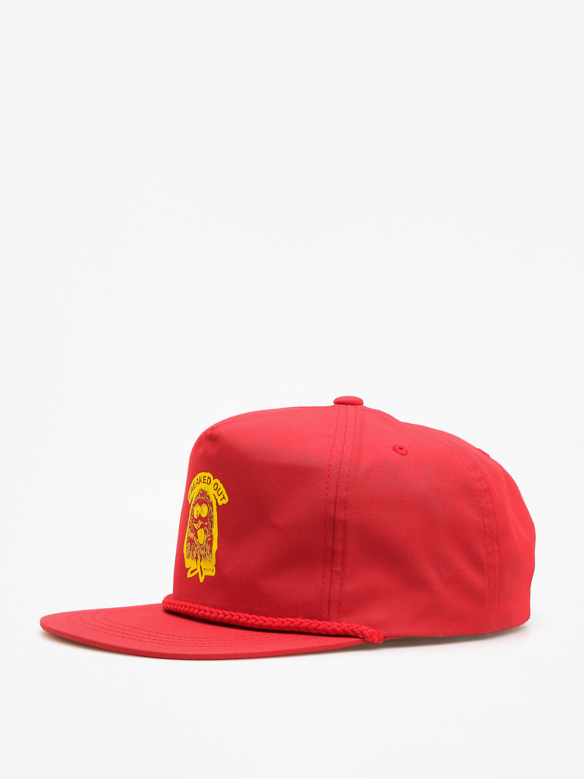 Czapka z daszkiem Brixton Freaked Out Snap ZD (red)