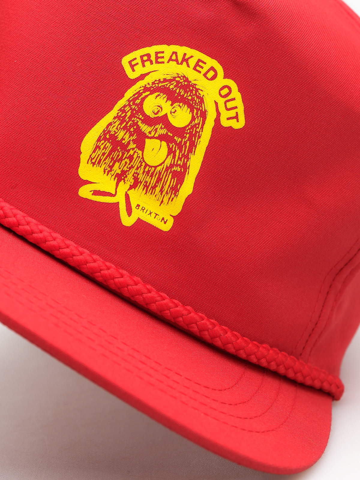 Czapka z daszkiem Brixton Freaked Out Snap ZD (red)