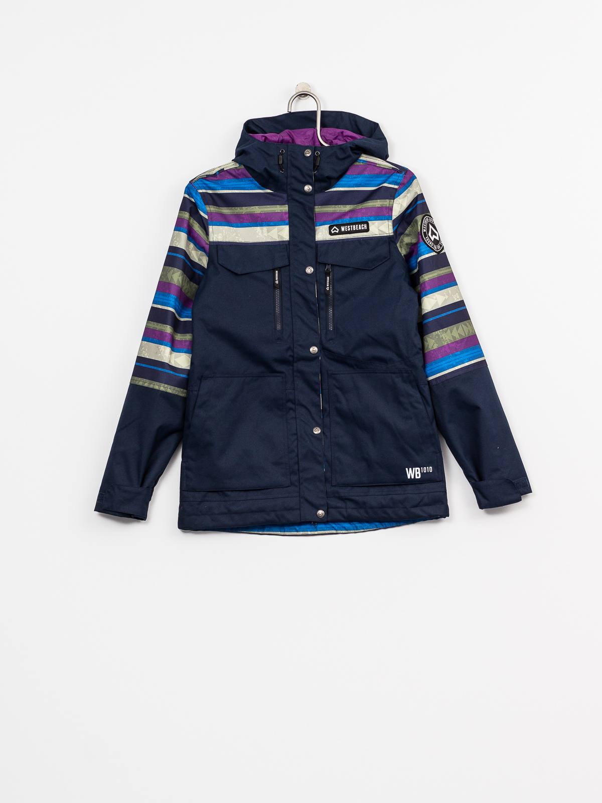 Damska Kurtka snowboardowa Westbeach Waltz Jacket (ultramarine/multi colour aztec)