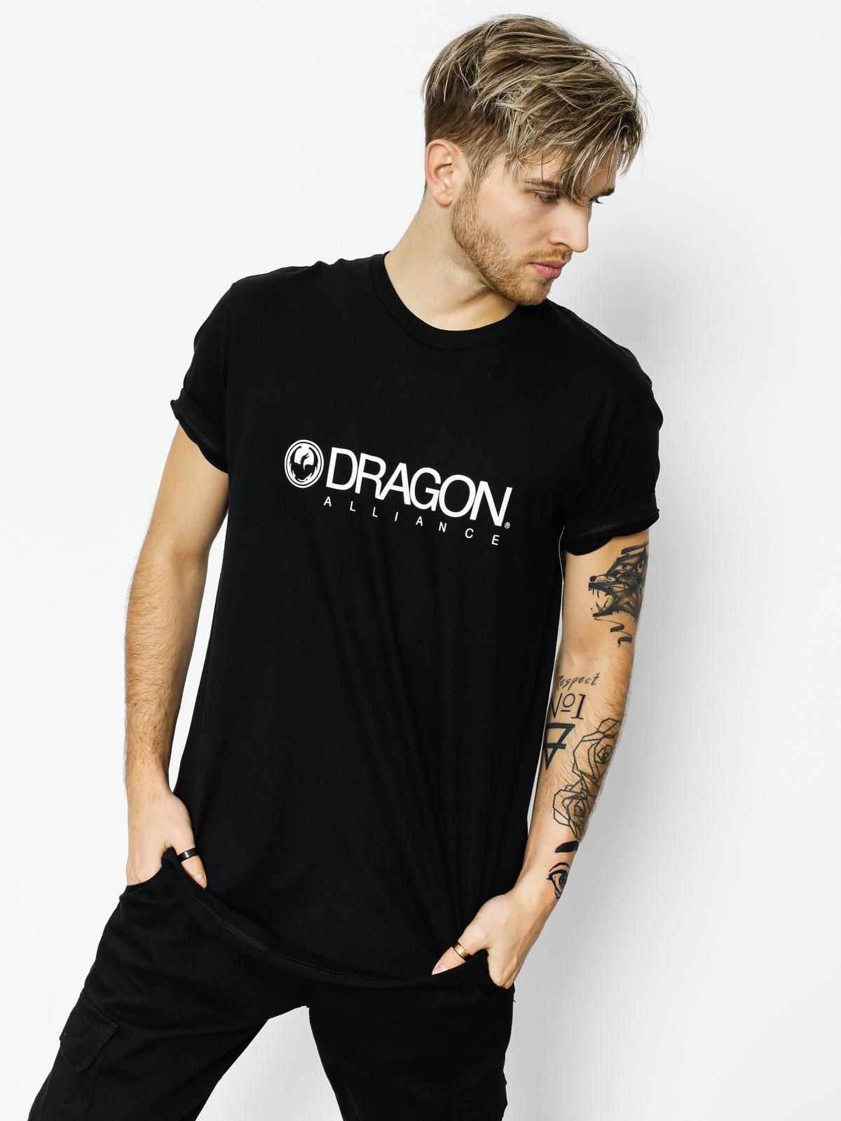 T-shirt Dragon Trademark Staple Line (black)