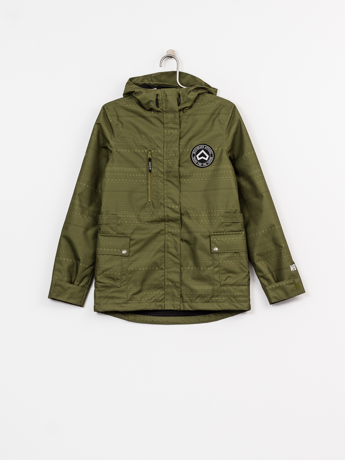 Damska Kurtka snowboardowa Westbeach Crush Jacket (combat green fairisle)