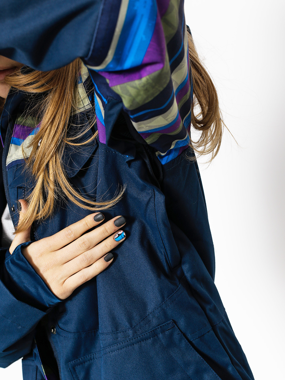 Damska Kurtka snowboardowa Westbeach Waltz Jacket (ultramarine/multi colour aztec)