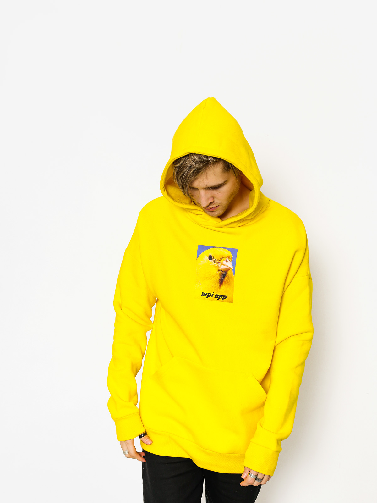 Bluza z kapturem We Peace It Canary HD (yellow)