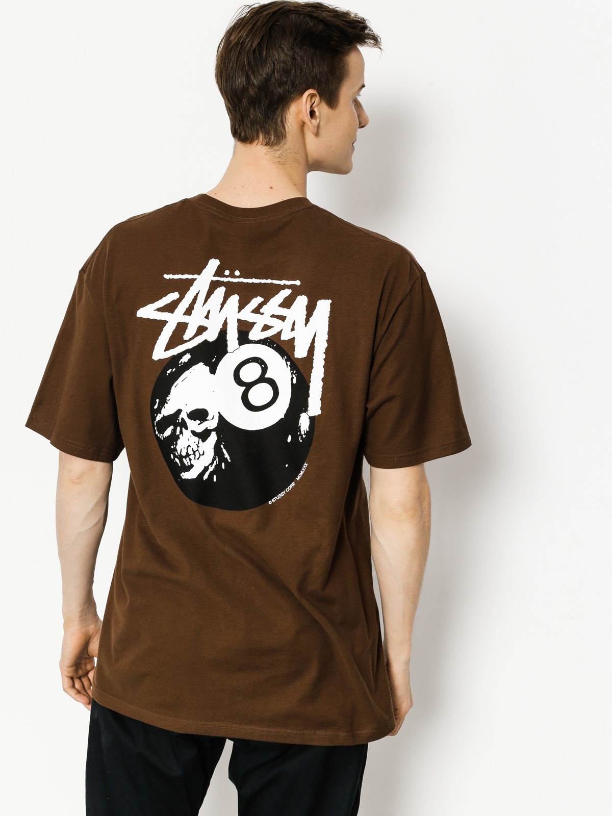 T-shirt Stussy DonT Scratch (chocolate)