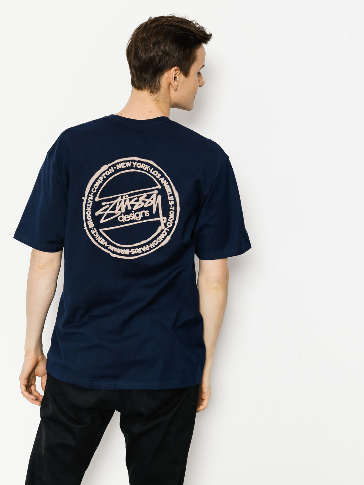 T-shirt Stussy Ink Dot (navy)