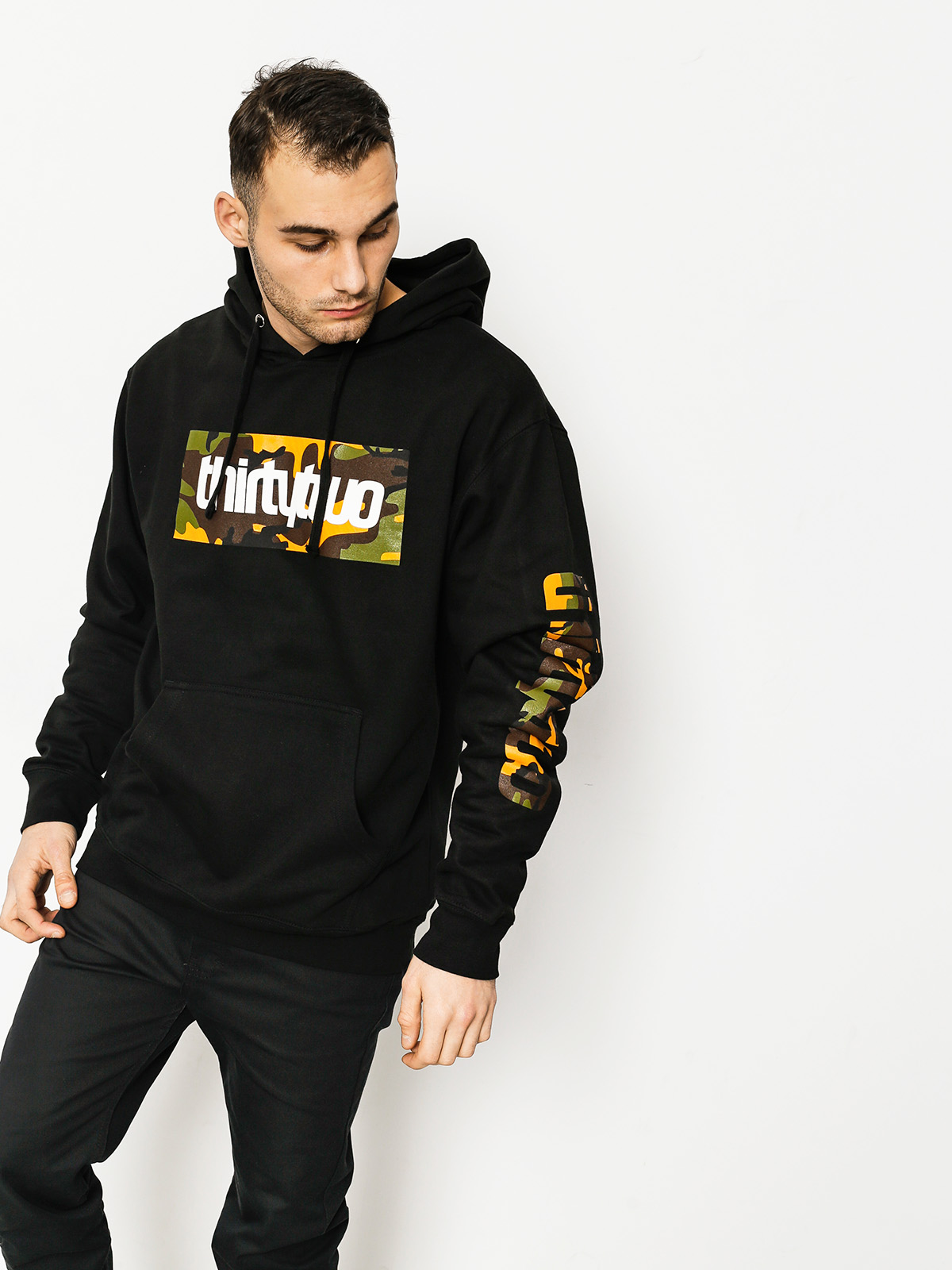 Bluza z kapturem ThirtyTwo Double Box Camo (black)