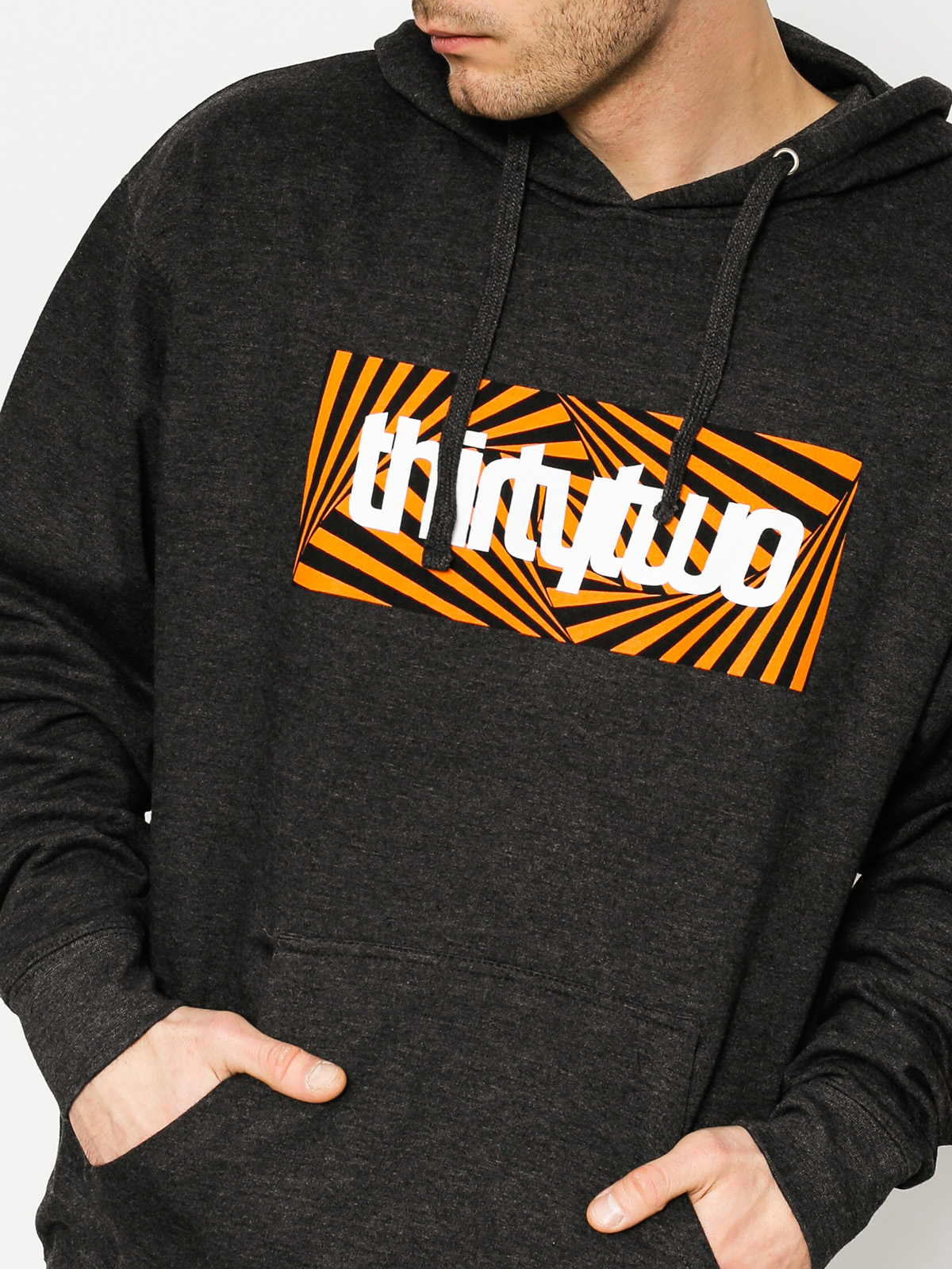 Bluza z kapturem ThirtyTwo Double Box Op Out (charcoal/heather)