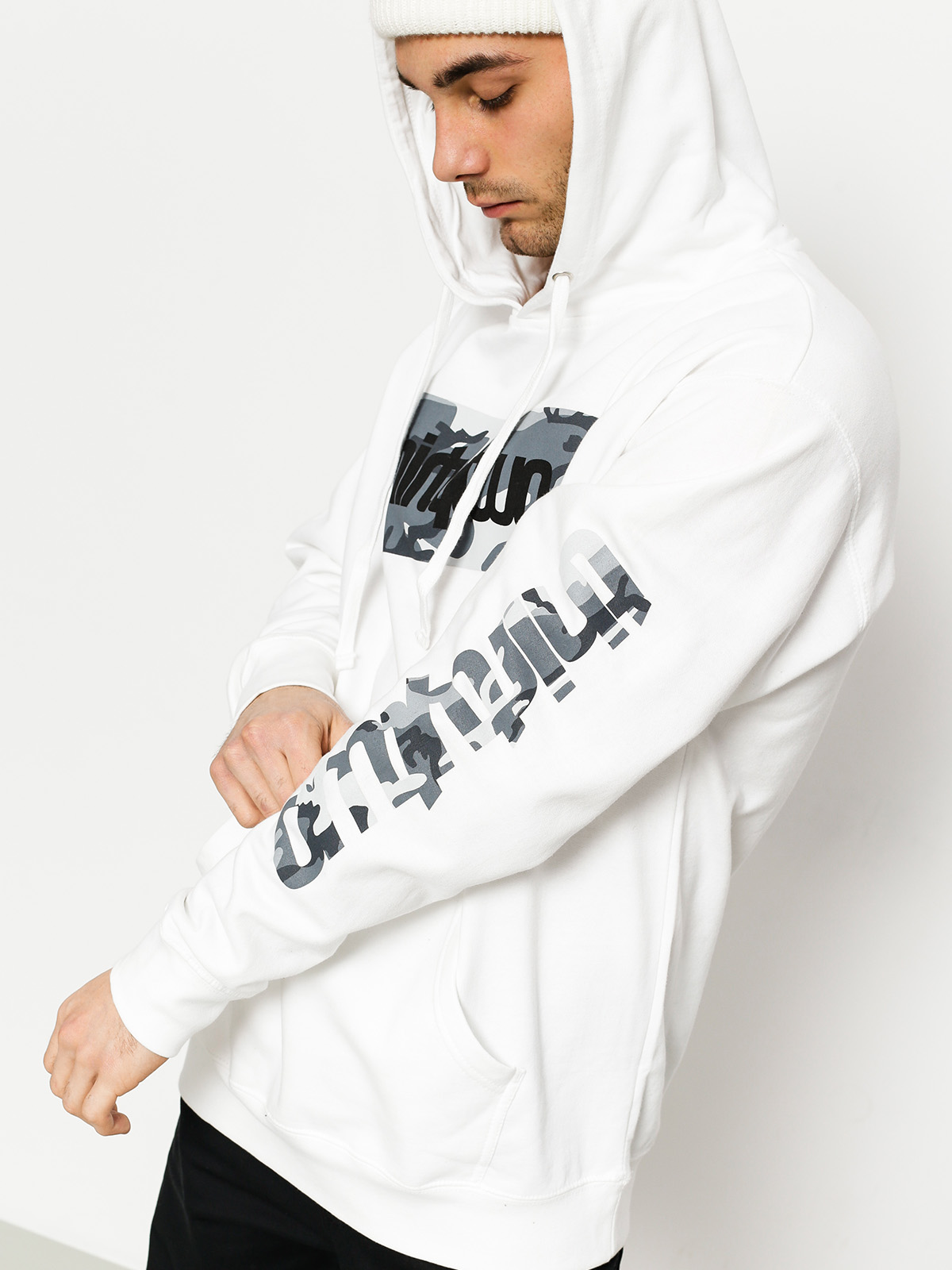 Bluza z kapturem ThirtyTwo Double Box Snow Camo (white)